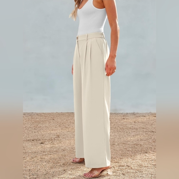 High Waisted Wide Leg Trousers - Picture 3 of 6